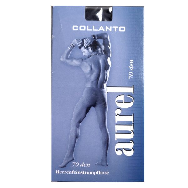 Collant homme noir Aurel 70 Collanto, collant homme - Collants-homme
